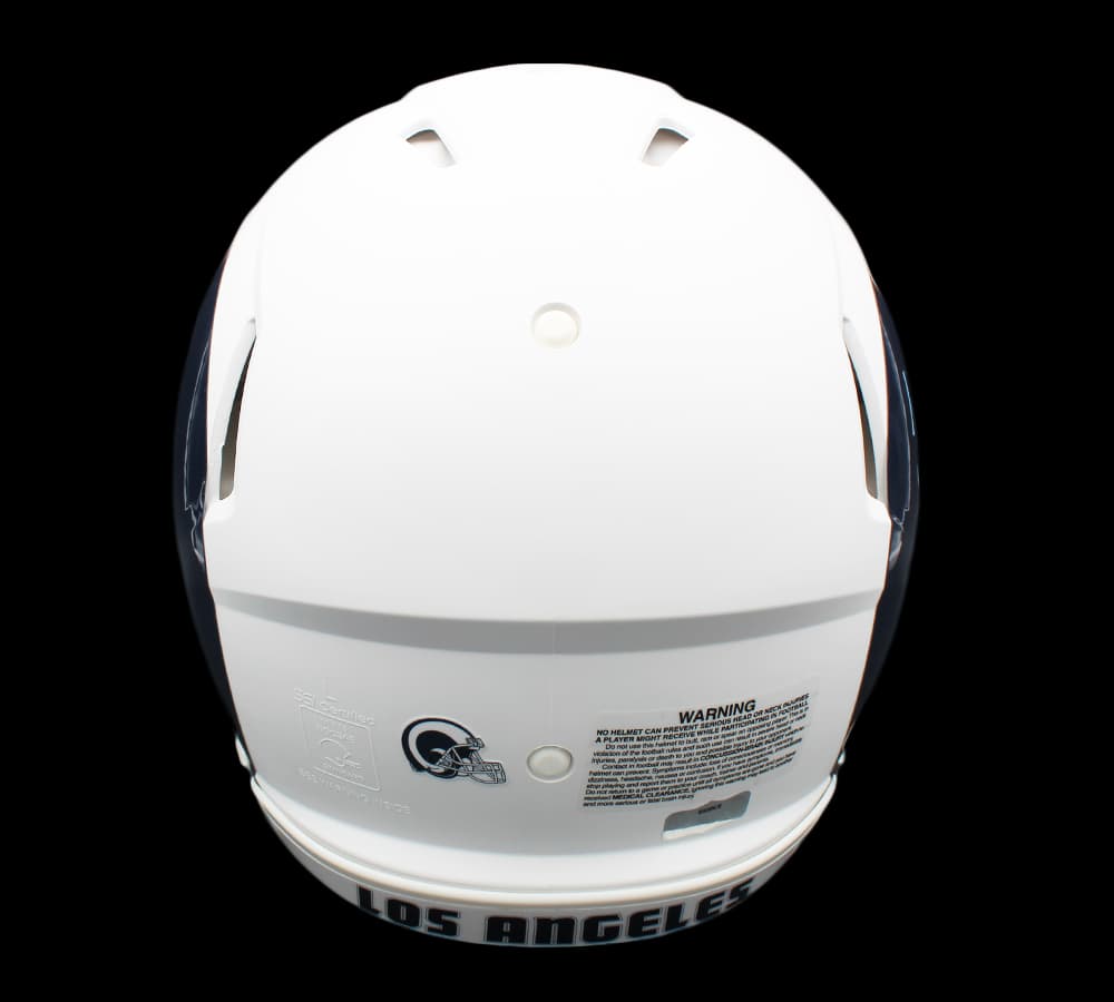 Jalen Ramsey Signed Los Angeles Rams Speed Authentic AMP NFL Helmet Jalen Ramsey Helmet jalen-ramsey-los-angeles-rams-speed, view 2, supplier stock photo