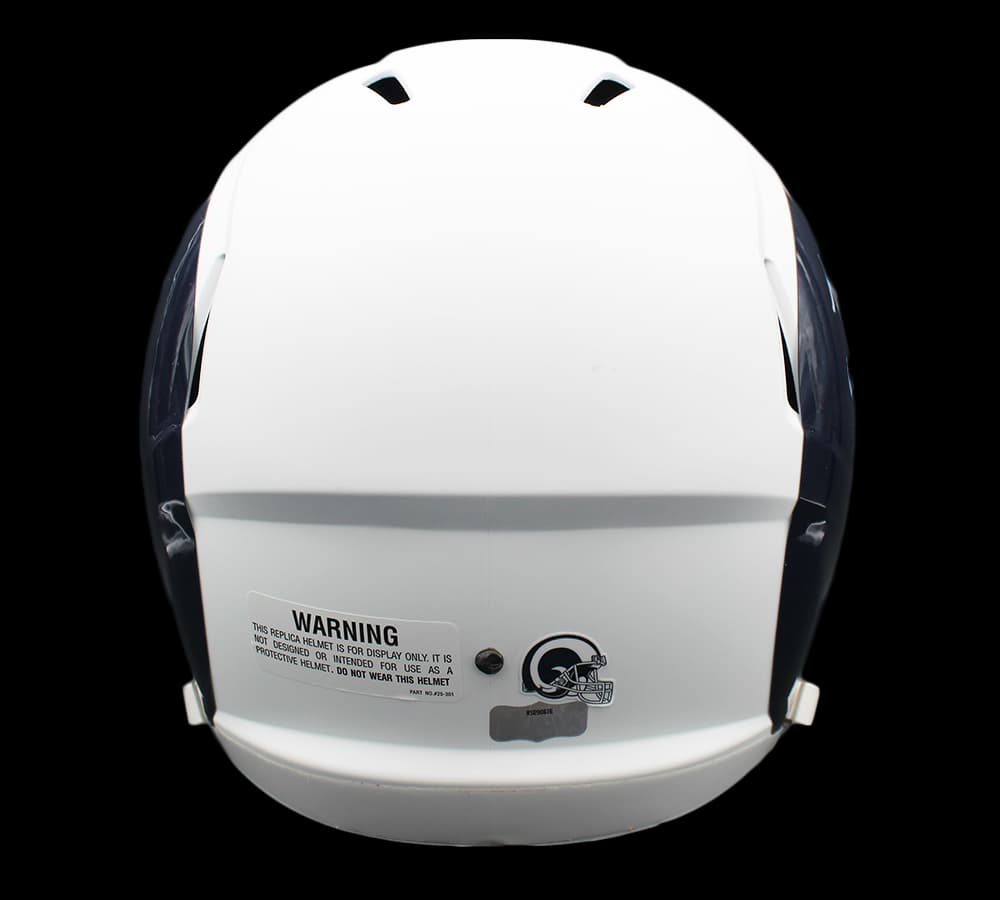 Jalen Ramsey Signed Los Angeles Rams Speed Full Size AMP NFL Helmet Jalen Ramsey Helmet jalen-ramsey-los-angeles-rams-speed, view 2, supplier stock photo