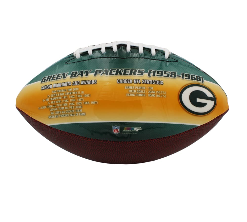 Jerry Kramer Signed Green Bay Packers Embroidered Limited Edition NFL Football With”HOF 2018″ Inscription (Copy) Jerry Kramer Ball jerry-kramer-green-bay-packers-embroidered, Green Bay Packers, view 3, supplier stock photo