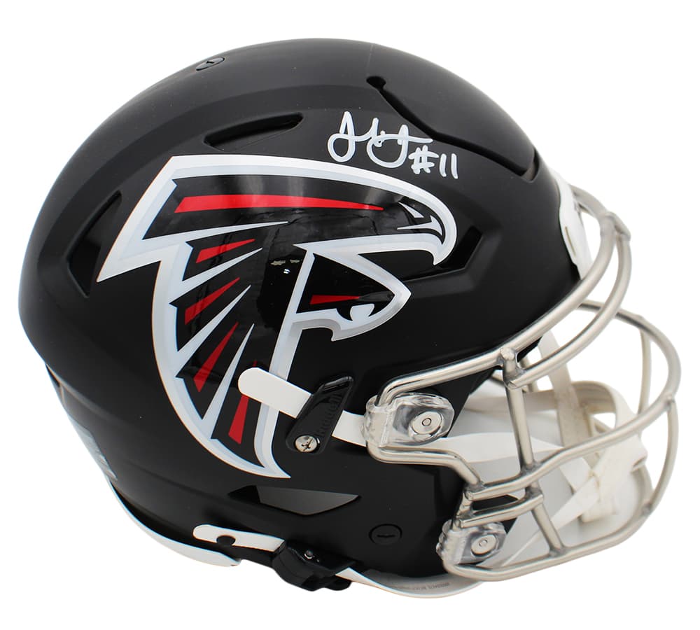 Julio Jones Signed Atlanta Falcons Speed Flex Authentic NFL Helmet Julio Jones Helmet julio-jones-atlanta-falcons-speed-flex, view 2, supplier stock photo