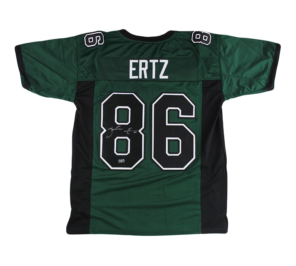 Zach Ertz Signed Philadelphia Custom Green with Black # Jersey Zach Ertz Jersey zach-ertz-philadelphia-green-black, supplier stock photo