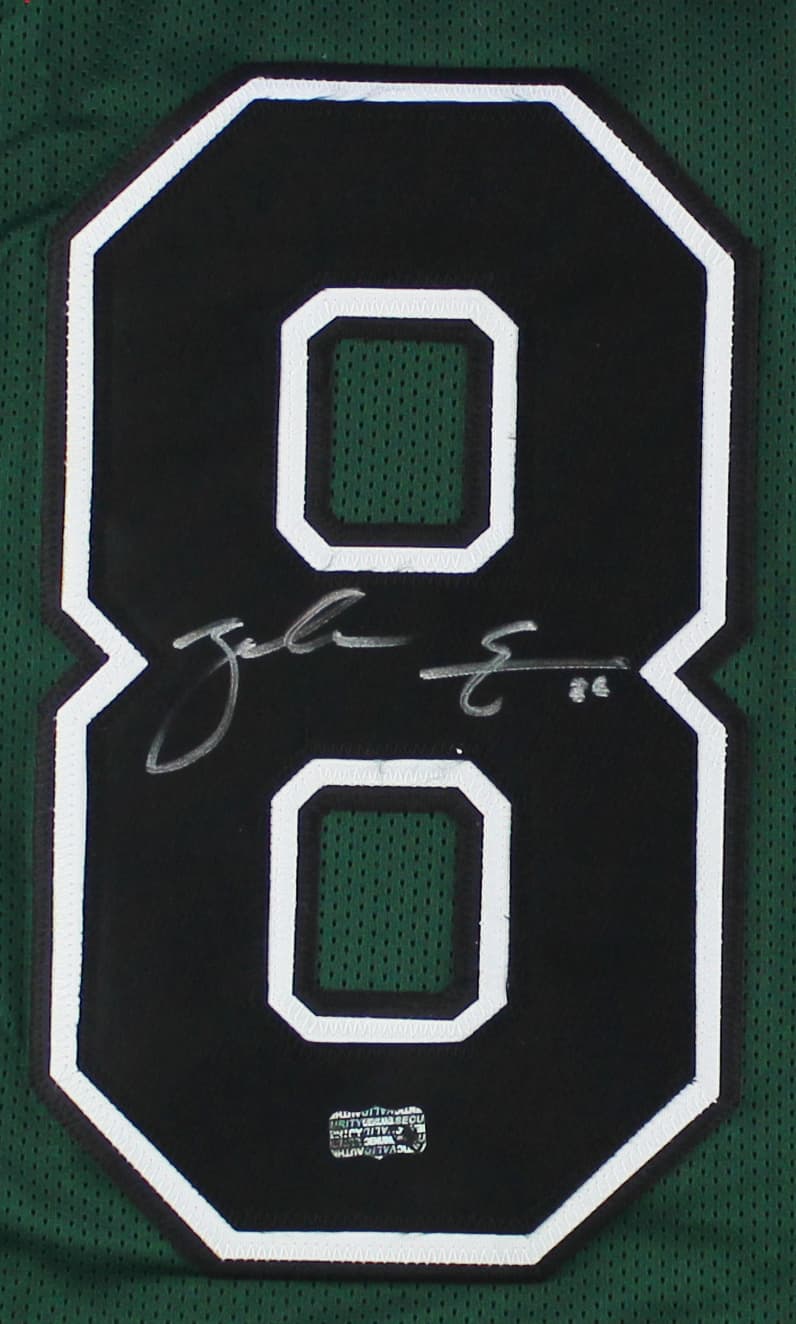 Zach Ertz Signed Philadelphia Custom Green with Black # Jersey Zach Ertz Jersey zach-ertz-philadelphia-green-black, view 2, supplier stock photo