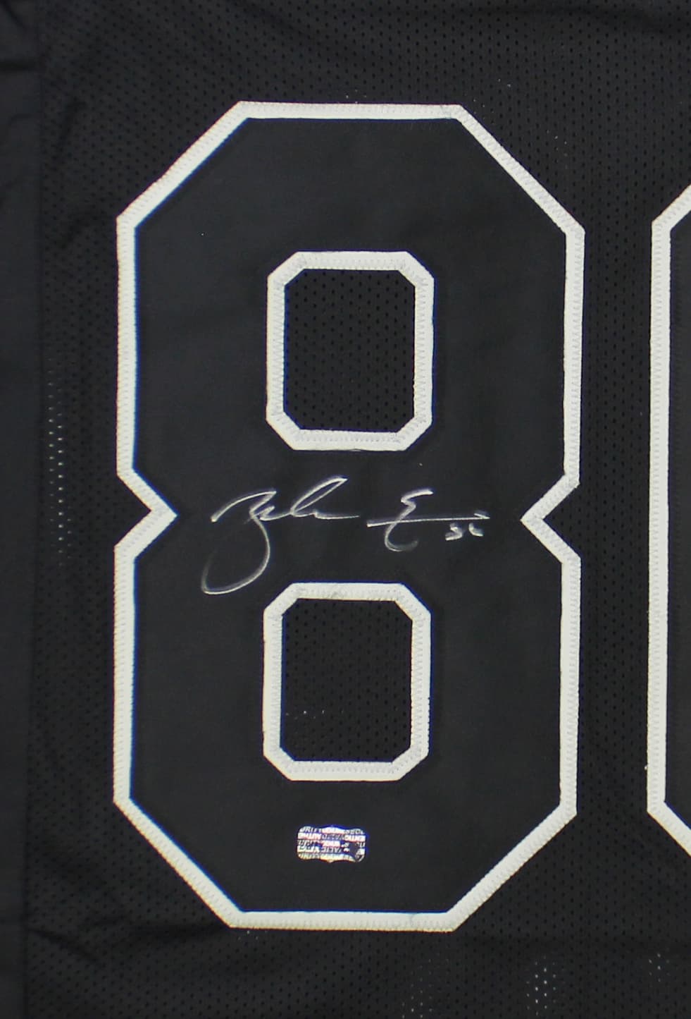 Zach Ertz Signed Philadelphia Custom Blackout Jersey Zach Ertz Jersey zach-ertz-philadelphia-blackout, view 2, supplier stock photo