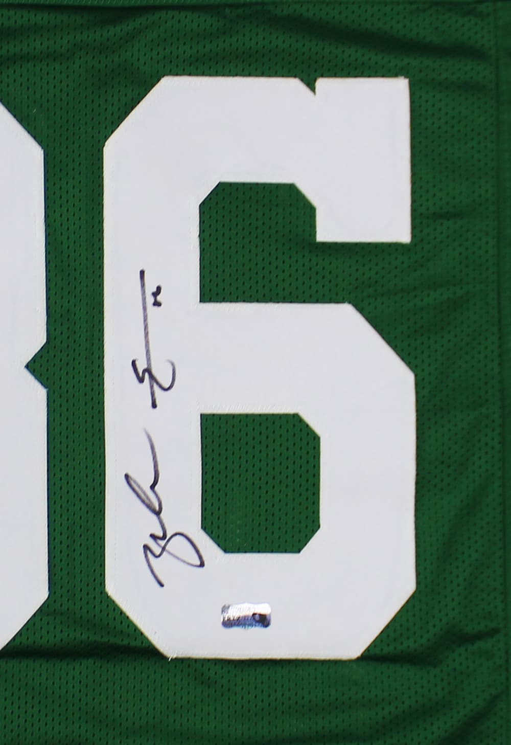 Zach Ertz Signed Philadelphia Custom Throwback Green Jersey Zach Ertz Jersey zach-ertz-philadelphia-throwback-green, view 2, supplier stock photo