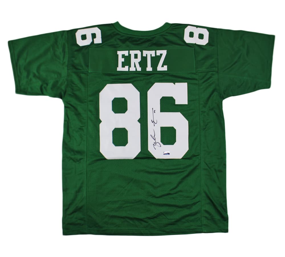 Zach Ertz Signed Philadelphia Custom Throwback Green Jersey Zach Ertz Jersey zach-ertz-philadelphia-throwback-green, supplier stock photo