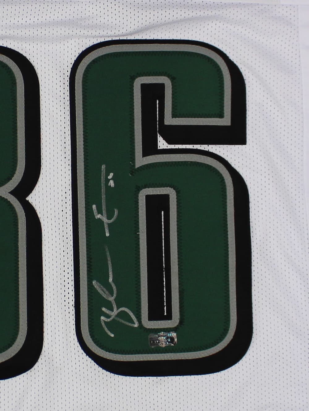 Zach Ertz Signed Philadelphia Custom White Jersey Zach Ertz Jersey zach-ertz-philadelphia-white, view 2, supplier stock photo