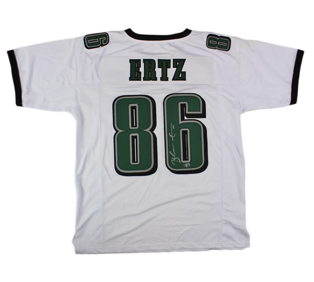 Zach Ertz Signed Philadelphia Custom White Jersey Zach Ertz Jersey zach-ertz-philadelphia-white, supplier stock photo