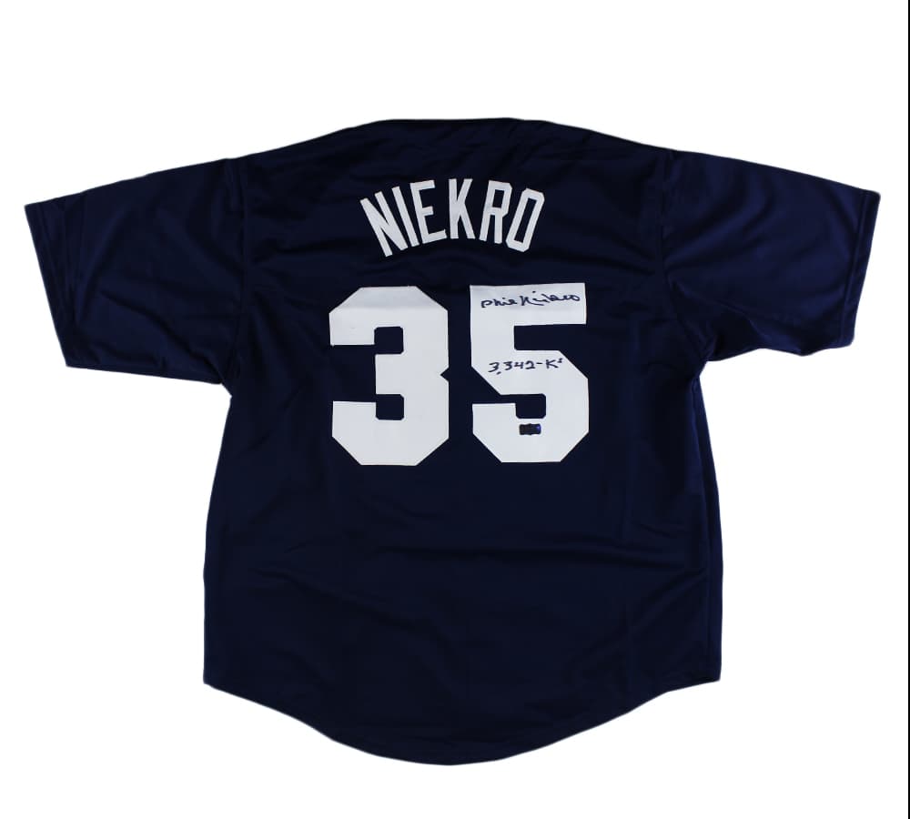 Phil Niekro Signed Atlanta Custom Navy Blue Jersey with “3,342 K’s” Inscription Phil Niekro Jersey phil-niekro-atlanta-navy-blue-3, supplier stock photo