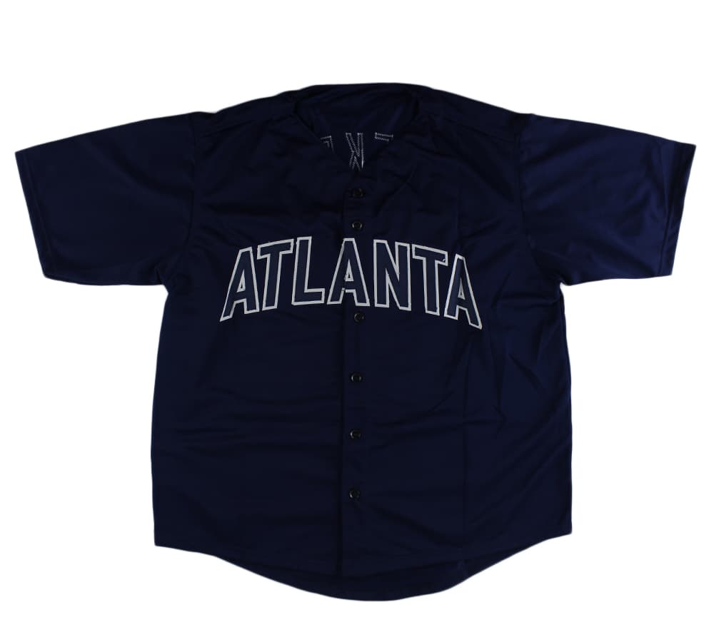Phil Niekro Signed Atlanta Custom Navy Blue Jersey with “3,342 K’s” Inscription Phil Niekro Jersey phil-niekro-atlanta-navy-blue-3, view 3, supplier stock photo