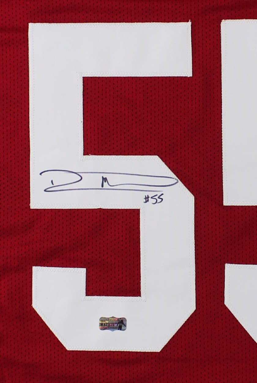 Robert Mathis Signed Alabama A&M Custom Maroon Jersey Robert Mathis Jersey robert-mathis-alabama-maroon, view 2, supplier stock photo
