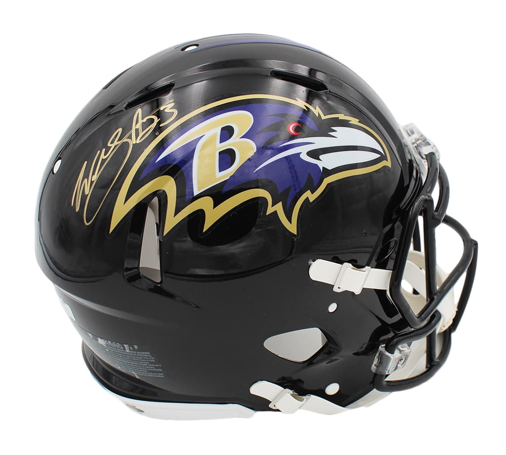 Willis McGahee Signed Baltimore Ravens Speed Authentic NFL Helmet Willis McGahee Helmet willis-mcgahee-baltimore-ravens-speed-nfl, supplier stock photo