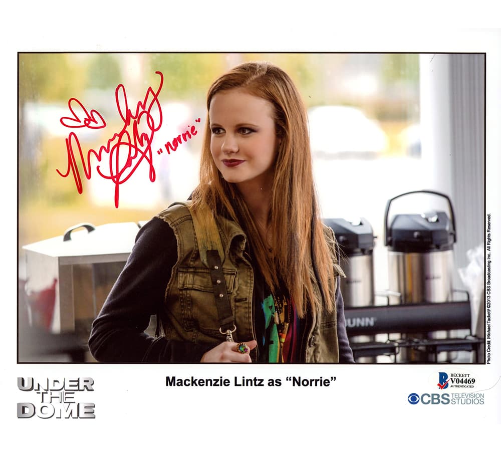 Mackenzie Lintz Signed Under The Dome Unframed 8×10 Photo Mackenzie Lintz Photo 8x10-mackenzie-lintz-under-dome-unframed-8, supplier stock photo