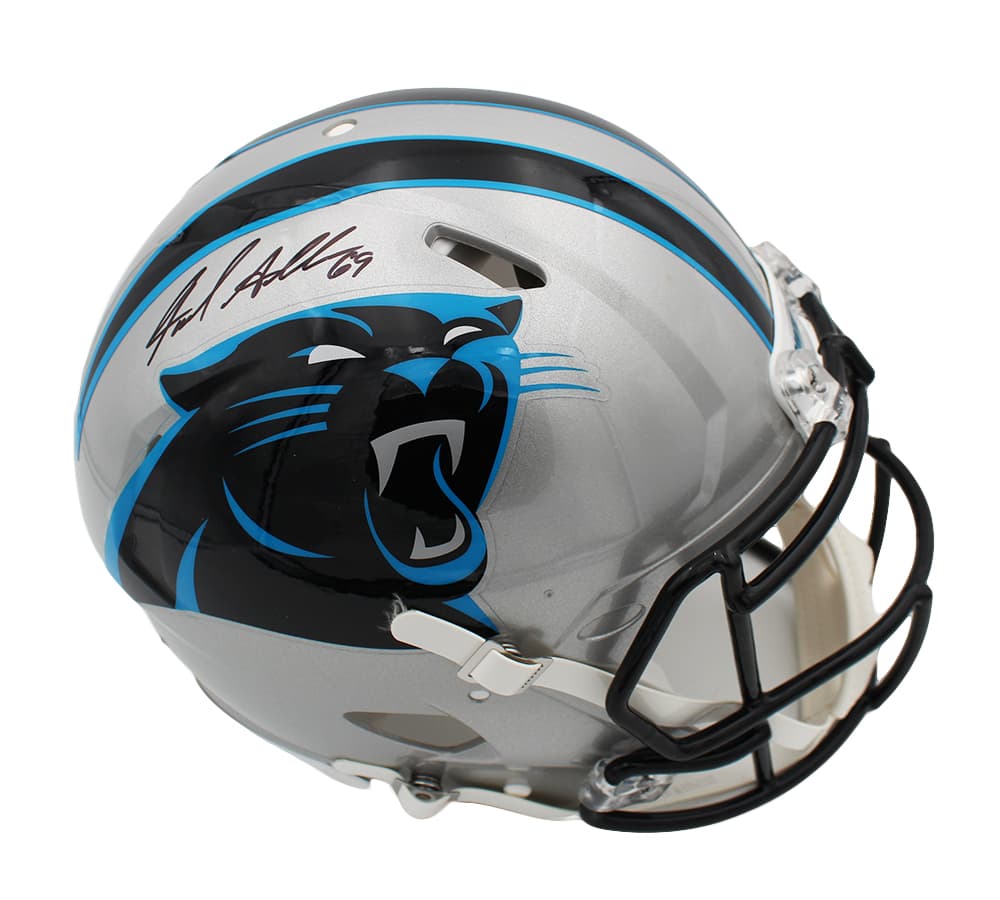 Jared Allen Signed Carolina Panthers Speed Authentic NFL Helmet Jared Allen Helmet jared-allen-carolina-panthers-speed-nfl, supplier stock photo