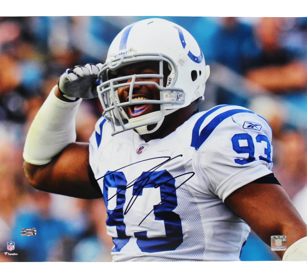 Dwight Freeney Signed Indianapolis Colts Unframed 16×20 NFL Photo Dwight Freeney Photo 16x20-dwight-freeney-indianapolis-colts-unframed, supplier stock photo