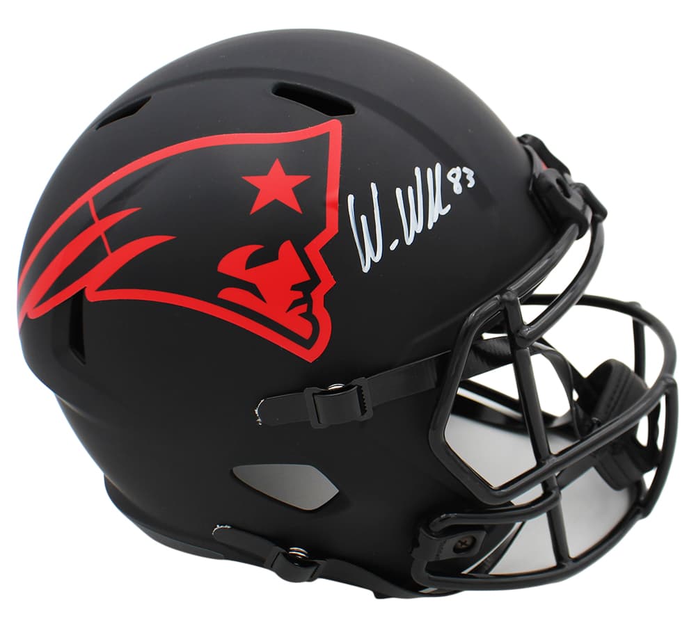 Wes Welker Signed New England Patriots Speed Full Size Eclipse NFL Helmet Wes Welker Helmet wes-welker-england-patriots-speed-full, New England Patriots, supplier stock photo