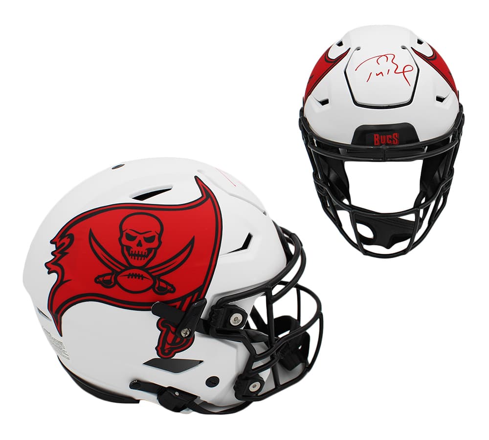 Tom Brady Signed Tampa Bay Buccaneers Speed Flex Authentic Lunar NFL Helmet Tom Brady Helmet tom-brady-tampa-bay-buccaneers-speed, supplier stock photo