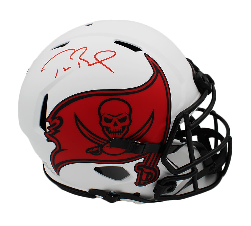 Tom Brady Signed Tampa Bay Buccaneers Speed Authentic Lunar NFL Helmet Tom Brady Helmet tom-brady-tampa-bay-buccaneers-speed, supplier stock photo