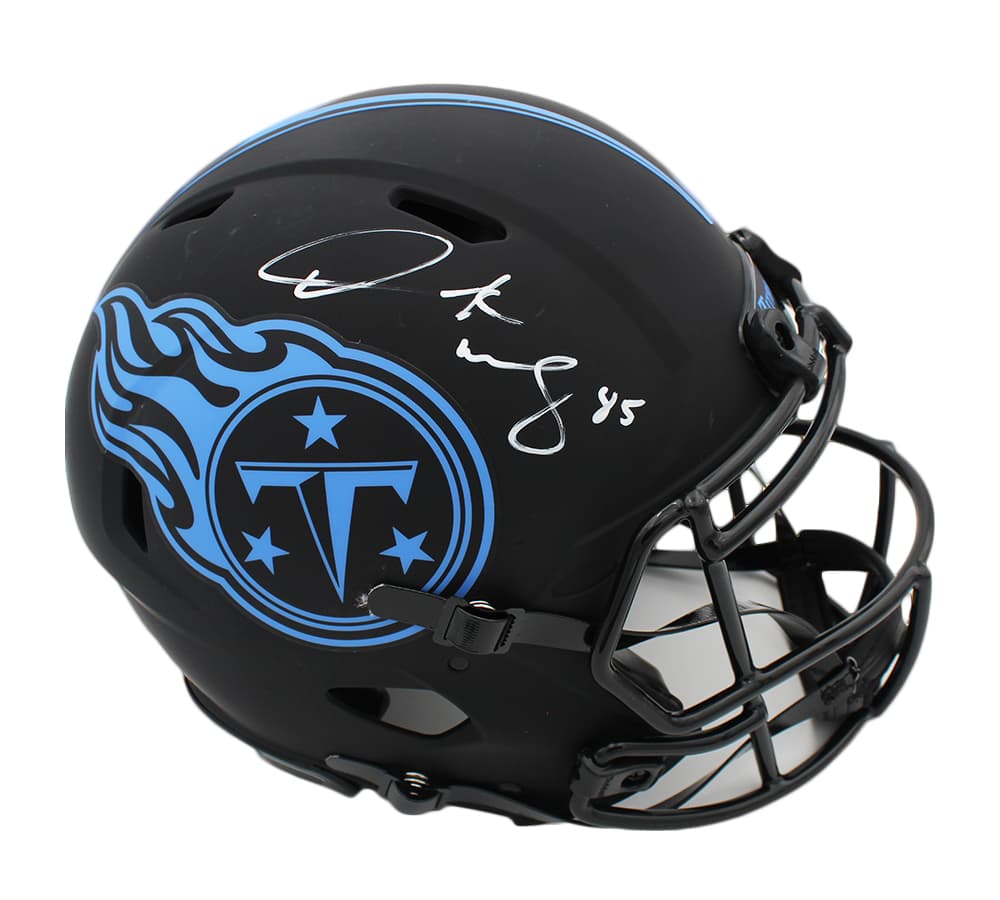 Derrick Mason Signed Tennessee Titans Speed Authentic Eclipse Helmet Derrick Mason Helmet derrick-mason-tennessee-titans-speed-eclipse, supplier stock photo