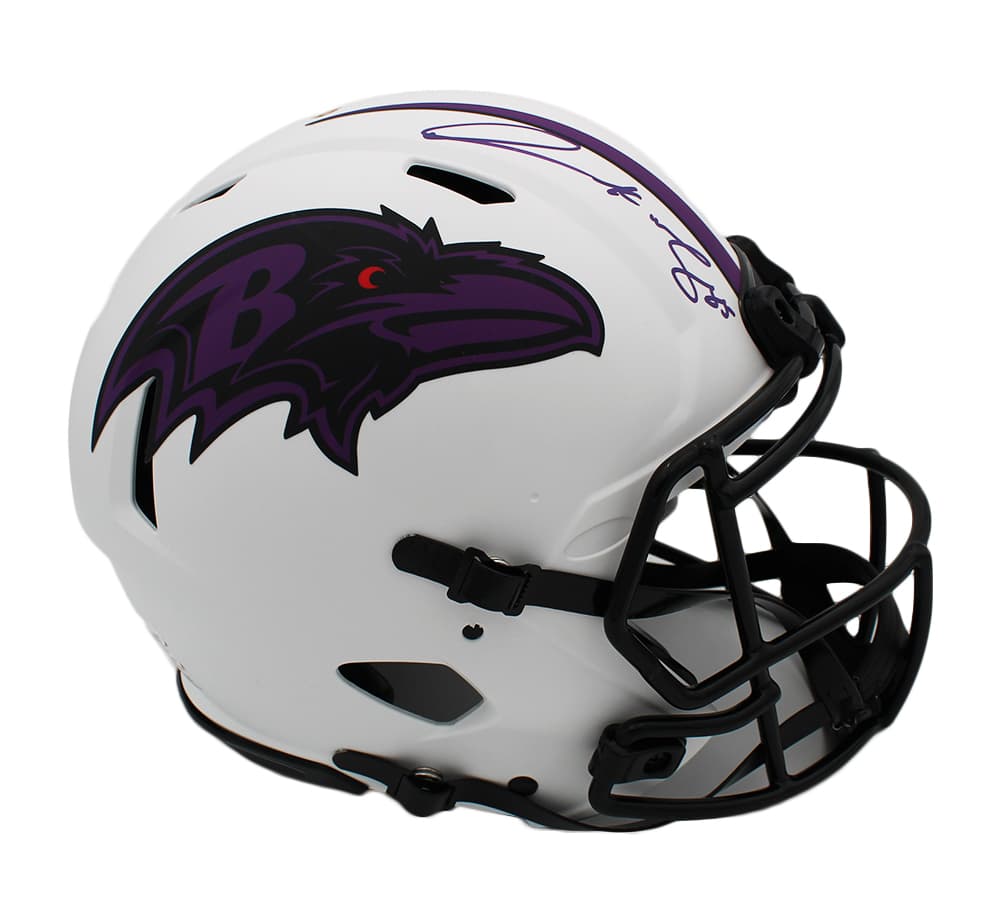 Derrick Mason Signed Baltimore Ravens Speed Authentic Lunar NFL Helmet Derrick Mason Helmet derrick-mason-baltimore-ravens-speed-lunar, supplier stock photo