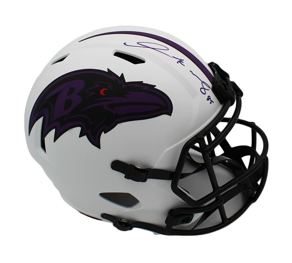 Derrick Mason Signed Baltimore Ravens Speed Full Size Lunar NFL Helmet Derrick Mason Helmet derrick-mason-baltimore-ravens-speed-full, supplier stock photo