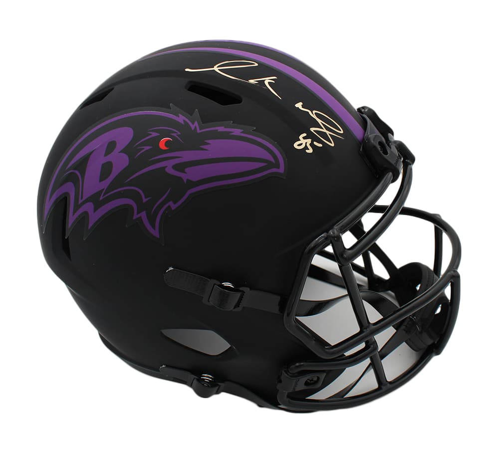 Derrick Mason Signed Baltimore Ravens Speed Full Size Eclipse NFL Helmet Derrick Mason Helmet derrick-mason-baltimore-ravens-speed-full, supplier stock photo