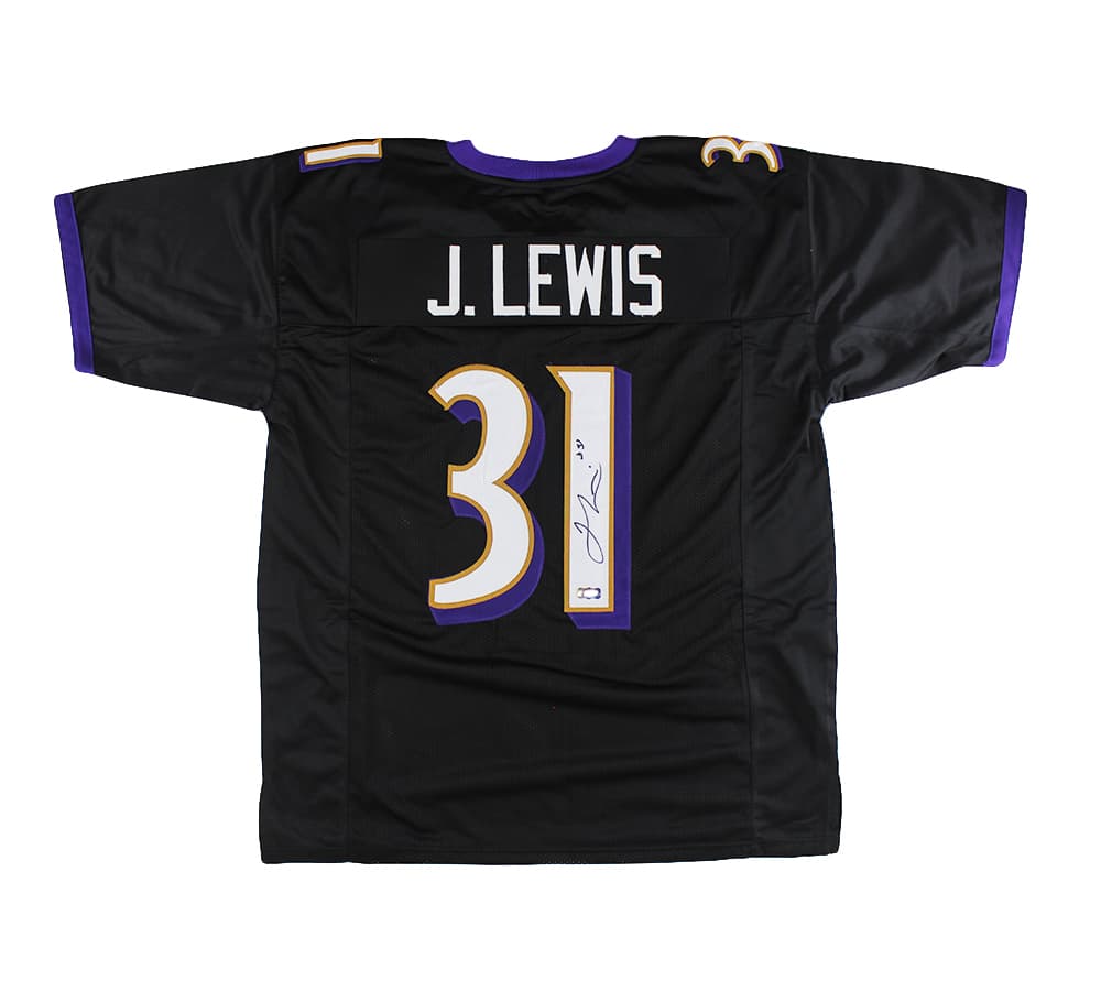 Jamal Lewis Signed Baltimore Custom Black Jersey Jamal Lewis Jersey jamal-lewis-baltimore-black, supplier stock photo