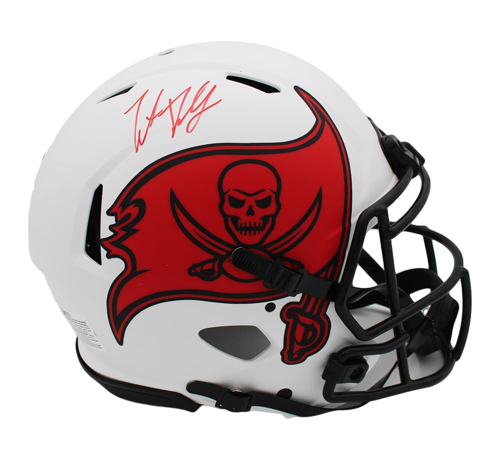 Trent Dilfer Signed Tampa Bay Buccaneers Speed Authentic Lunar NFL Helmet Trent Dilfer Helmet trent-dilfer-tampa-bay-buccaneers-speed, supplier stock photo