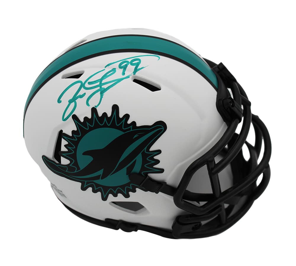 Jason Taylor Signed Miami Dolphins Speed Lunar NFL Mini Helmet Jason Taylor Helmet jason-taylor-miami-dolphins-speed-lunar, Miami Dolphins, supplier stock photo