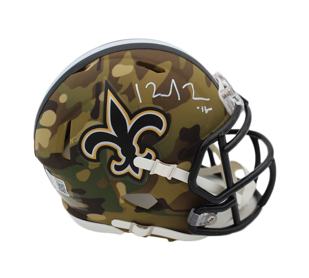 Mike Thomas Signed New Orleans Saints Speed Camo NFL Mini Helmet Mike Thomas Helmet mike-thomas-orleans-saints-speed-camo, supplier stock photo