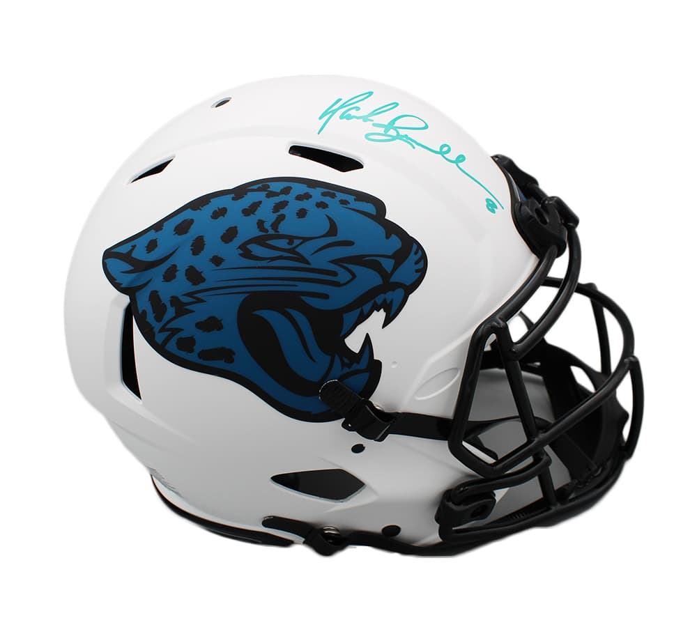 Mark Brunell Signed Jacksonville Jaguars Speed Authentic Lunar NFL Helmet Mark Brunell Helmet mark-brunell-jacksonville-jaguars-speed-lunar, supplier stock photo