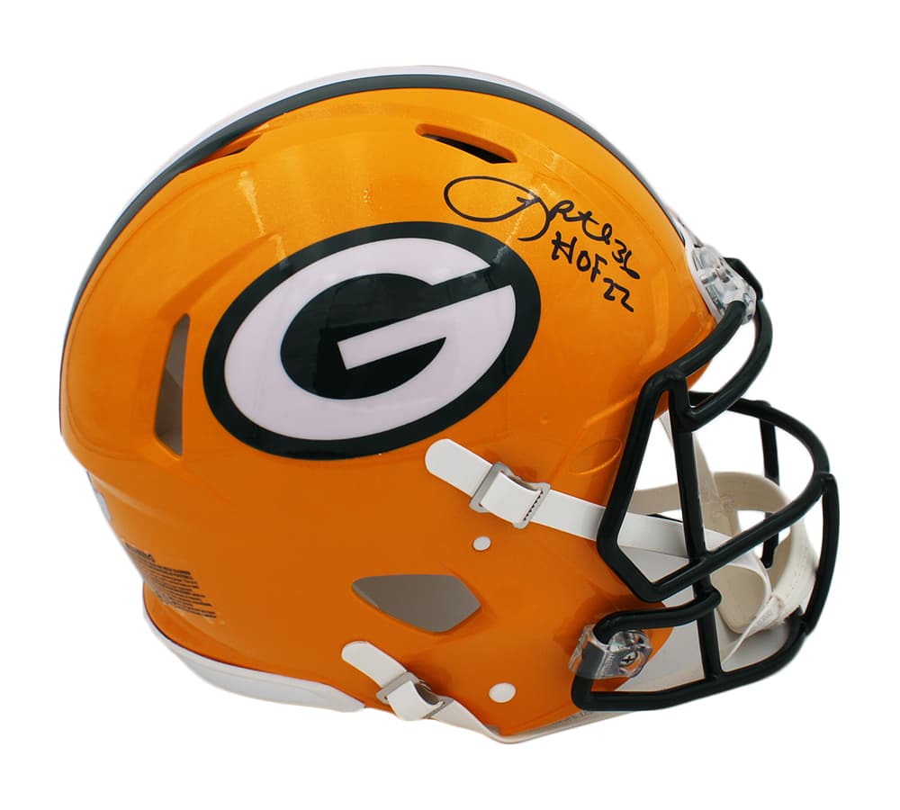 LeRoy Butler Signed Green Bay Packers Speed Authentic NFL Helmet With “HOF 2022” Inscription LeRoy Butler Helmet leroy-butler-green-bay-packers-speed, Green Bay Packers, supplier stock photo