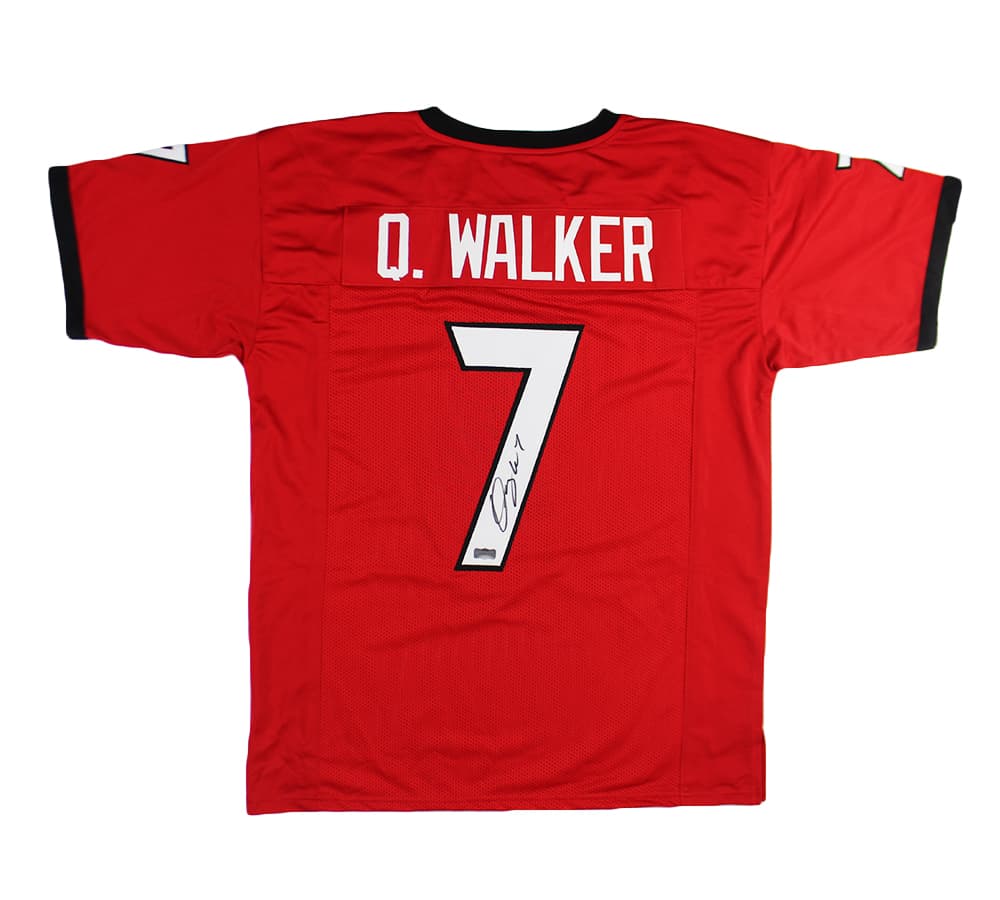 Quay Walker Signed Georgia Custom Red Jersey Quay Walker Jersey quay-walker-georgia-red, supplier stock photo
