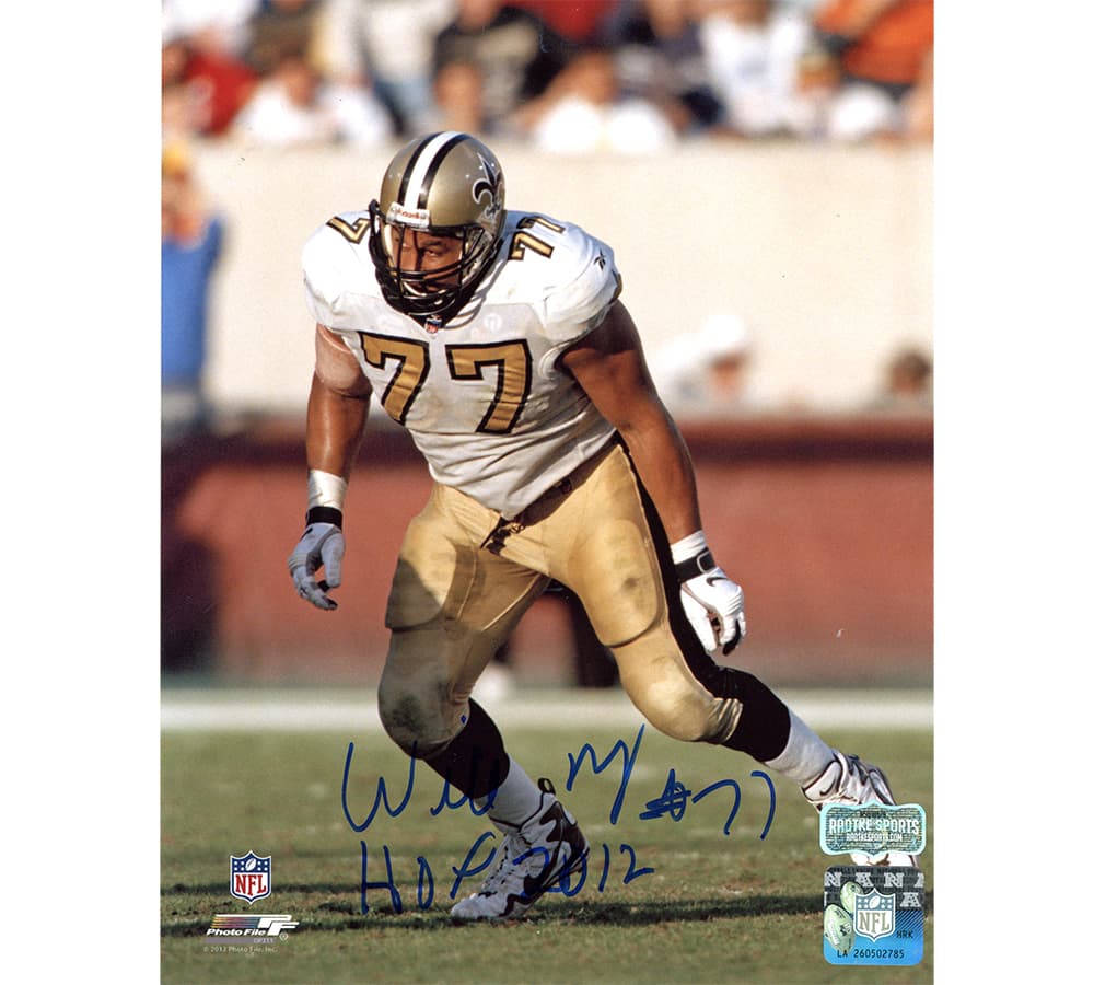 Willie Roaf Signed New Orleans Saints Unframed 8×10 NFL Photo with “HOF 2012” Inscription – Blue Ink Photo 8x10-willie-roaf-orleans-saints-unframed-8, supplier stock photo