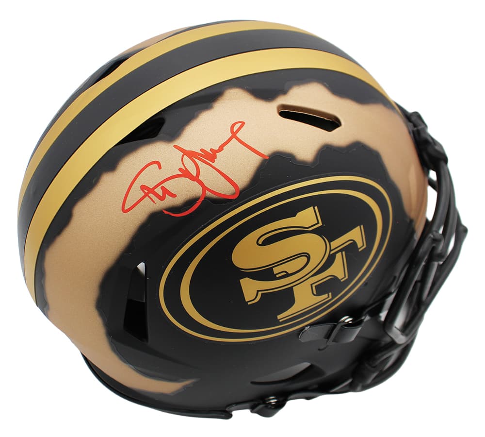 Steve Young Signed San Francisco 49ers Speed Authentic Eclipse Ripped NFL Helmet Steve Young Helmet steve-young-san-francisco-49ers-speed, San Francisco 49ers, supplier stock photo