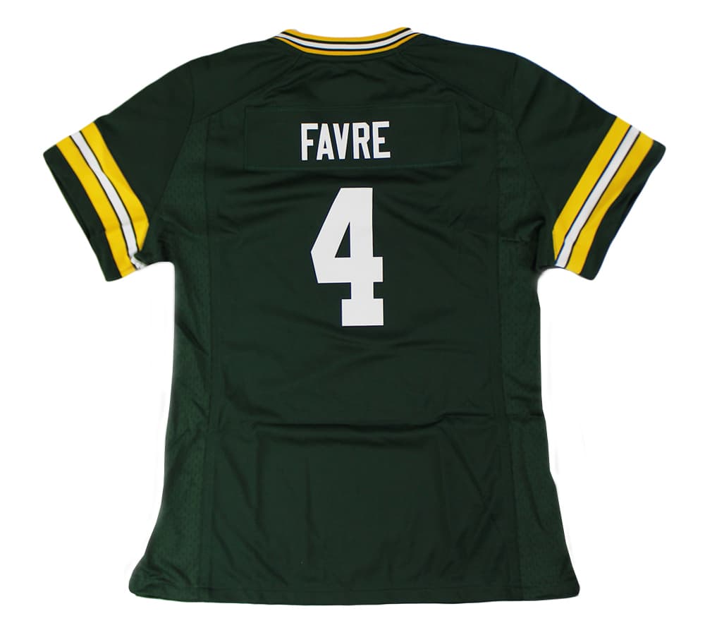 Brett Favre Green Bay Packers Nike Game Day Jersey – Ladies Small Brett Favre Jersey brett-favre-green-bay-packers-nike, Green Bay Packers, view 3, supplier stock photo