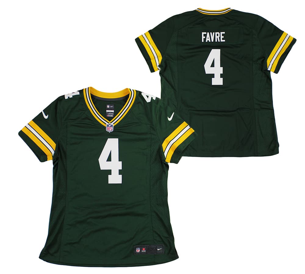 Brett Favre Green Bay Packers Nike Game Day Jersey – Ladies Small Brett Favre Jersey brett-favre-green-bay-packers-nike, Green Bay Packers, supplier stock photo
