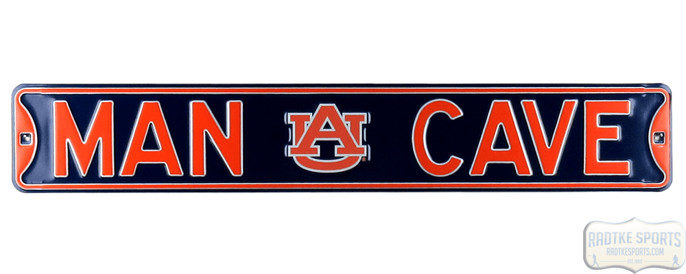 Auburn Tigers Man Cave Officially Licensed Authentic Steel 36×6 Blue & Orange NCAA Street Sign Other 36x6-auburn-tigers-man-cave-officially-licensed, view 2, supplier stock photo