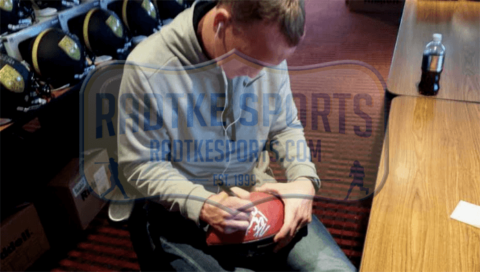 Brett Favre and Peyton Manning Signed Wilson Authentic 70K Yards and 500 TDs NFL Football with Yardage and TD Inscription LE of 150 Peyton Manning Ball brett-favre-peyton-manning-wilson-70k, view 7, supplier stock photo