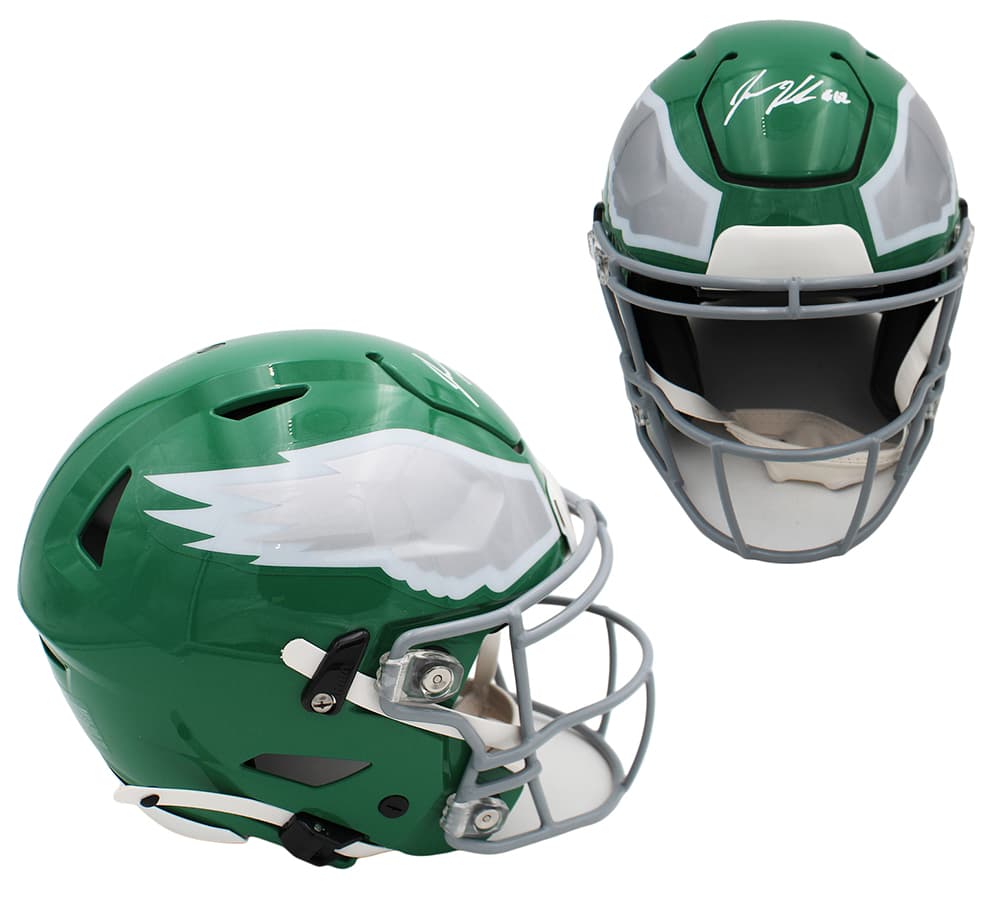 Jason Kelce Signed Philadelphia Eagles Speed Flex Authentic Kelly Green NFL Helmet Jason Kelce Helmet jason-kelce-philadelphia-eagles-speed-flex, Philadelphia Eagles, supplier stock photo