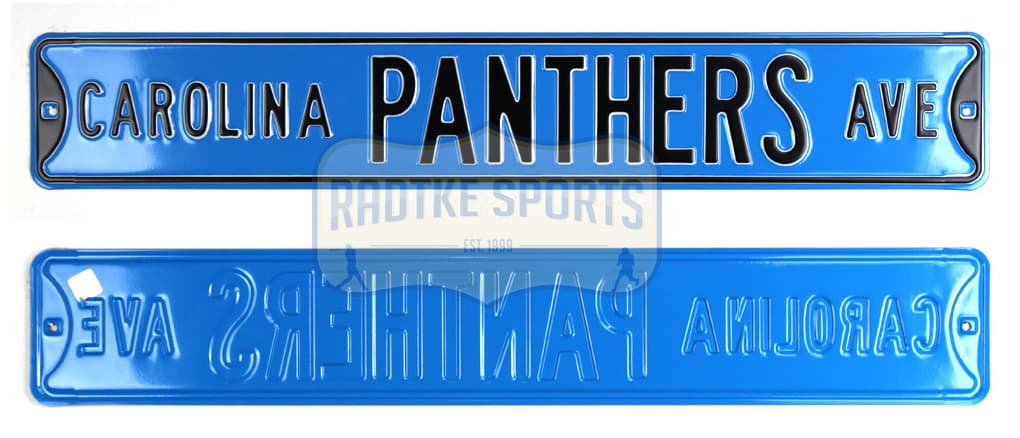Carolina Panthers Avenue Officially Licensed Authentic Steel 36×6 Blue & Black NFL Street Sign Other 36x6-carolina-panthers-avenue-officially, supplier stock photo