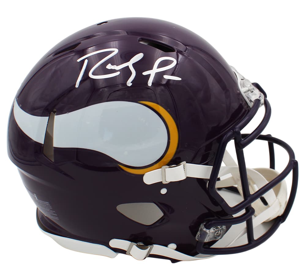 Randy Moss Signed Minnesota Vikings Speed Authentic Throwback 1983-2001 Purple Gloss NFL Helmet Randy Moss Helmet randy-moss-minnesota-vikings-speed-throwback, Minnesota Vikings, supplier stock photo
