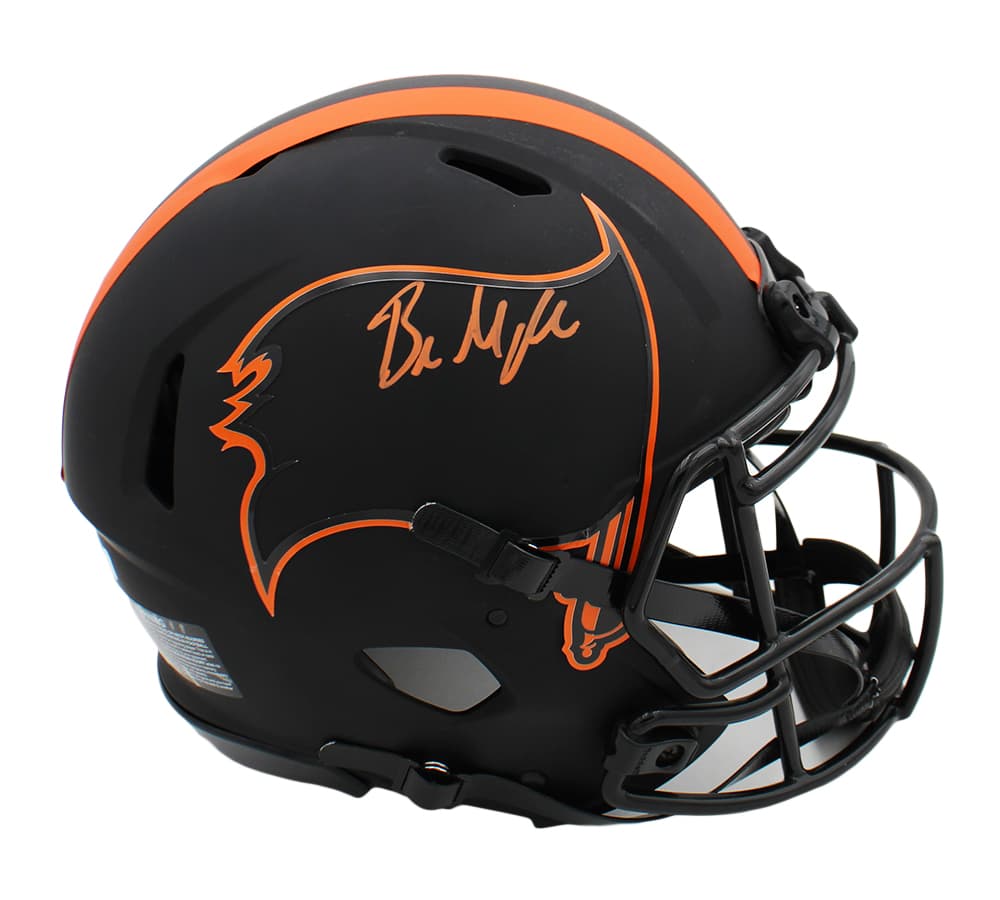 Baker Mayfield Signed Tampa Bay Buccaneers Speed Authentic Eclipse Custom Decal NFL Helmet Baker Mayfield Helmet baker-mayfield-tampa-bay-buccaneers-speed, supplier stock photo