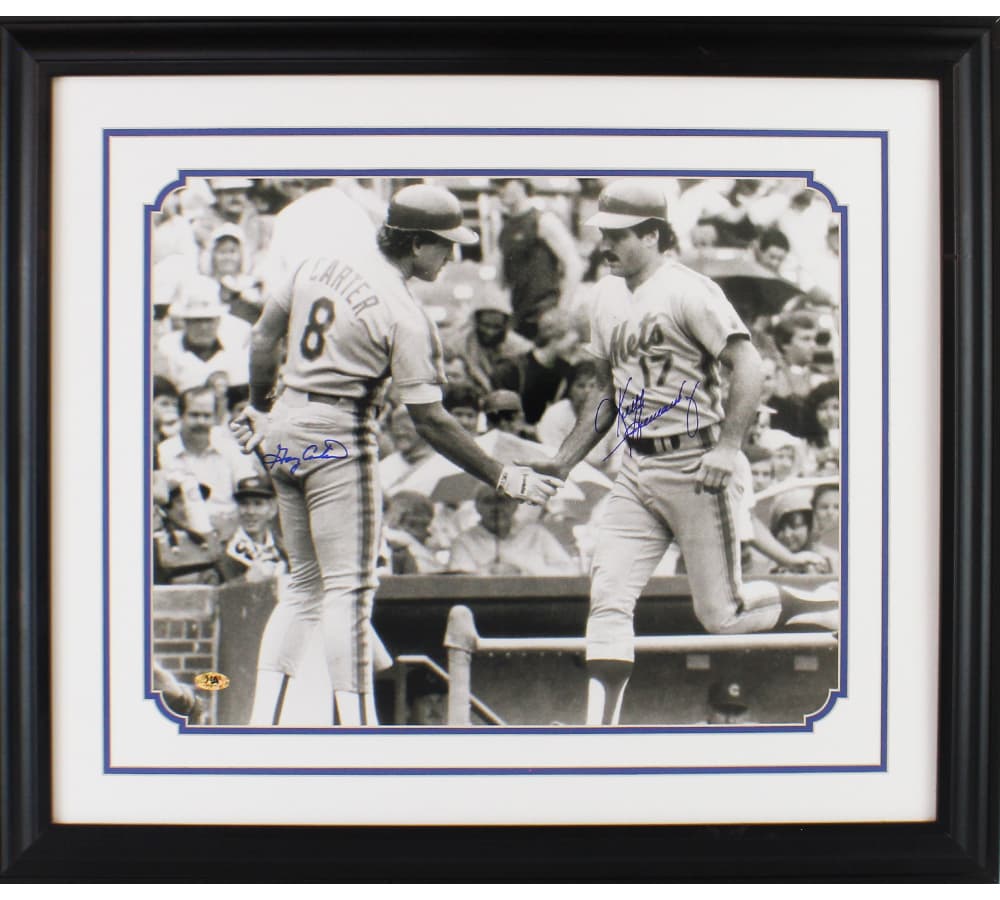 Gary Carter and Keith Hernandez Signed New York Mets Framed 16×20 Black & White MLB Photo Gary Carter Photo 16x20-gary-carter-keith-hernandez-york-mets, supplier stock photo