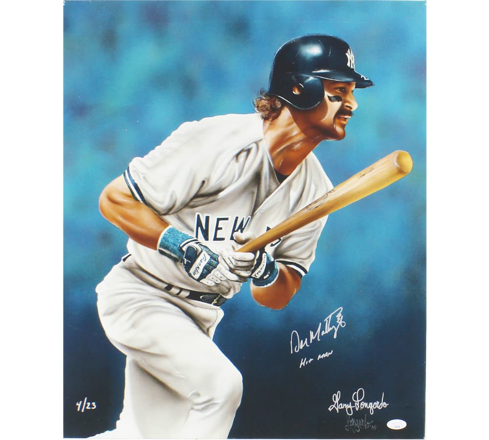 Don Mattingly Signed New York Yankees MLB Wrapped Canvas Artwork Limited Edition 4/23 with “Hitman” Inscription Don Mattingly Canvas don-mattingly-york-yankees-mlb-wrapped, New York Yankees, supplier stock photo