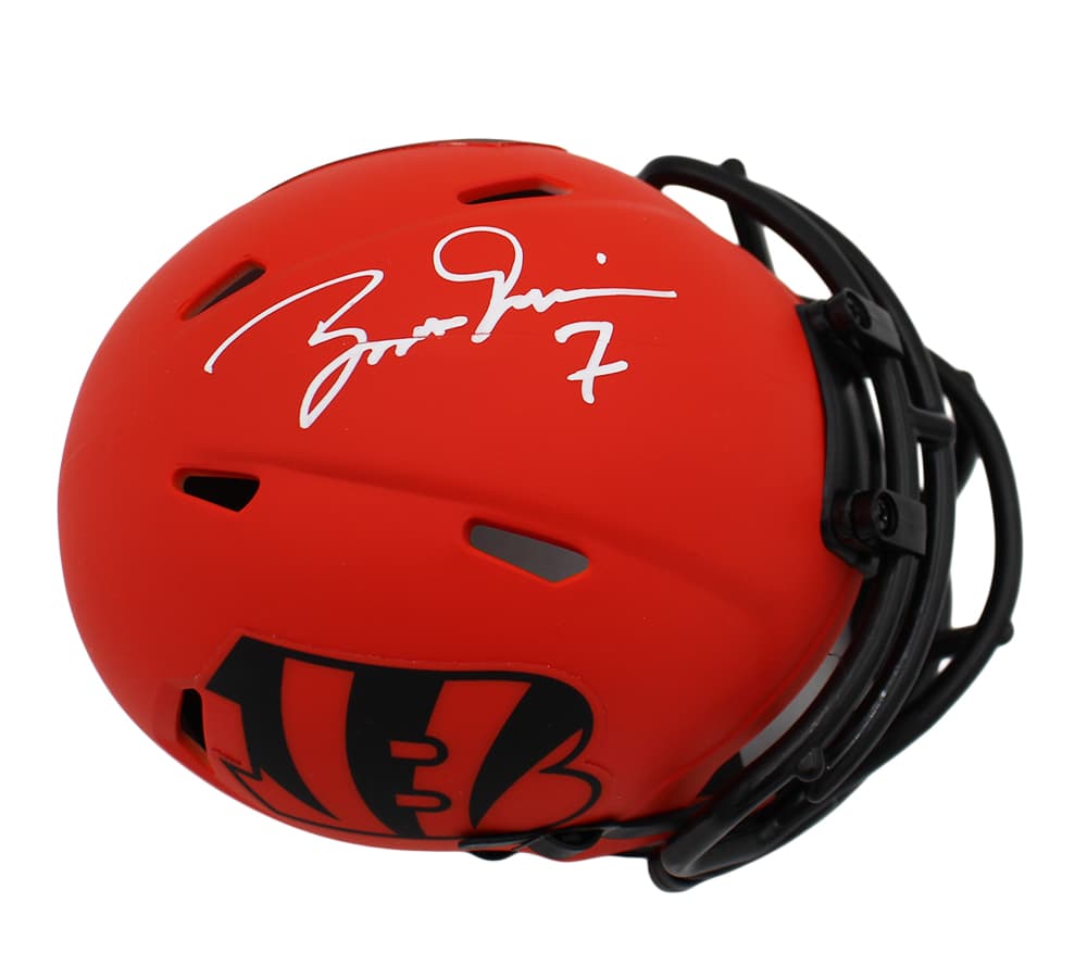 Boomer Esiason Signed Cincinnati Bengals Speed Rave NFL Mini Helmet Boomer Esiason Helmet boomer-esiason-cincinnati-bengals-speed-rave, supplier stock photo