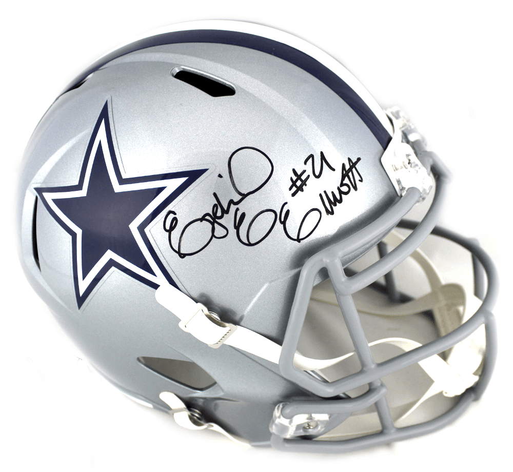 Ezekiel Elliott Signed Dallas Cowboys Speed Full Size NFL Helmet Helmet ezekiel-elliott-dallas-cowboys-speed-full, Dallas Cowboys, supplier stock photo