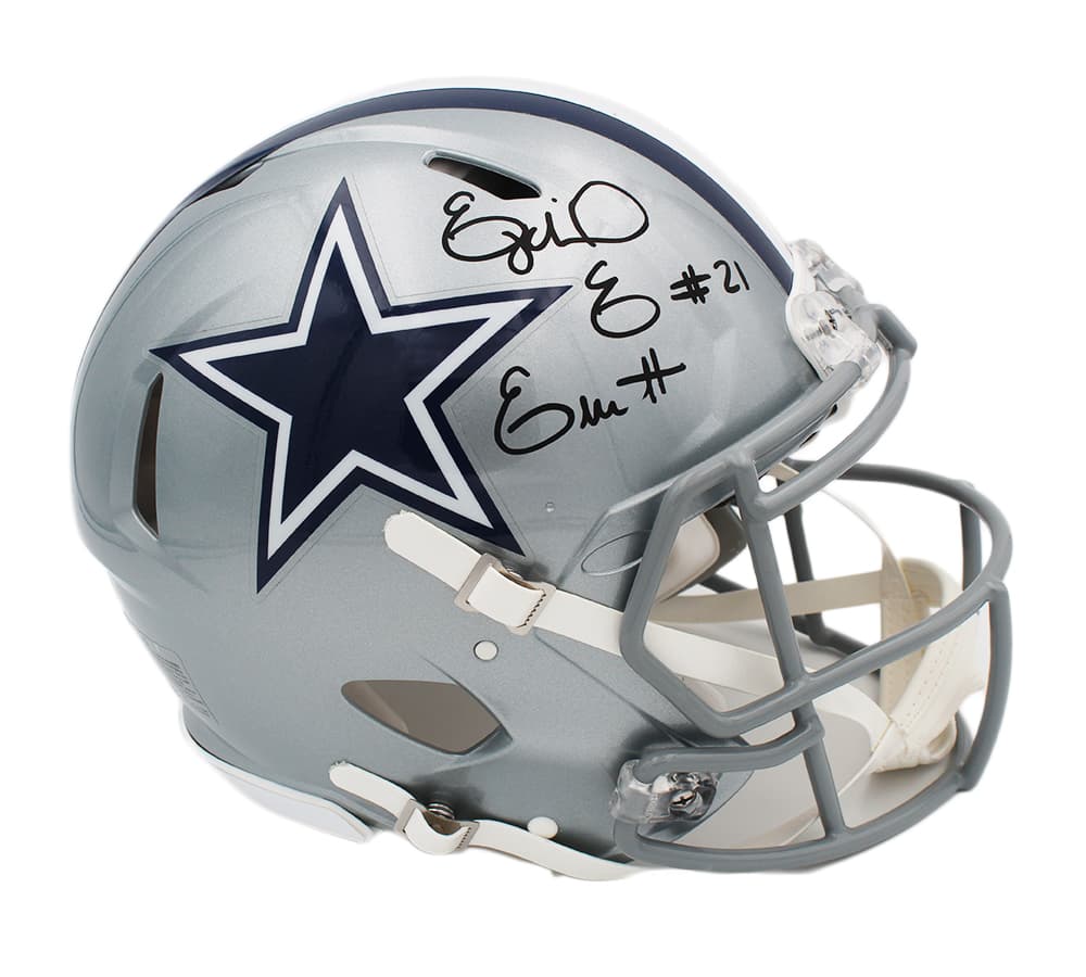 Ezekiel Elliott Signed Dallas Cowboys Speed Authentic NFL Helmet Helmet ezekiel-elliott-dallas-cowboys-speed-nfl, Dallas Cowboys, supplier stock photo