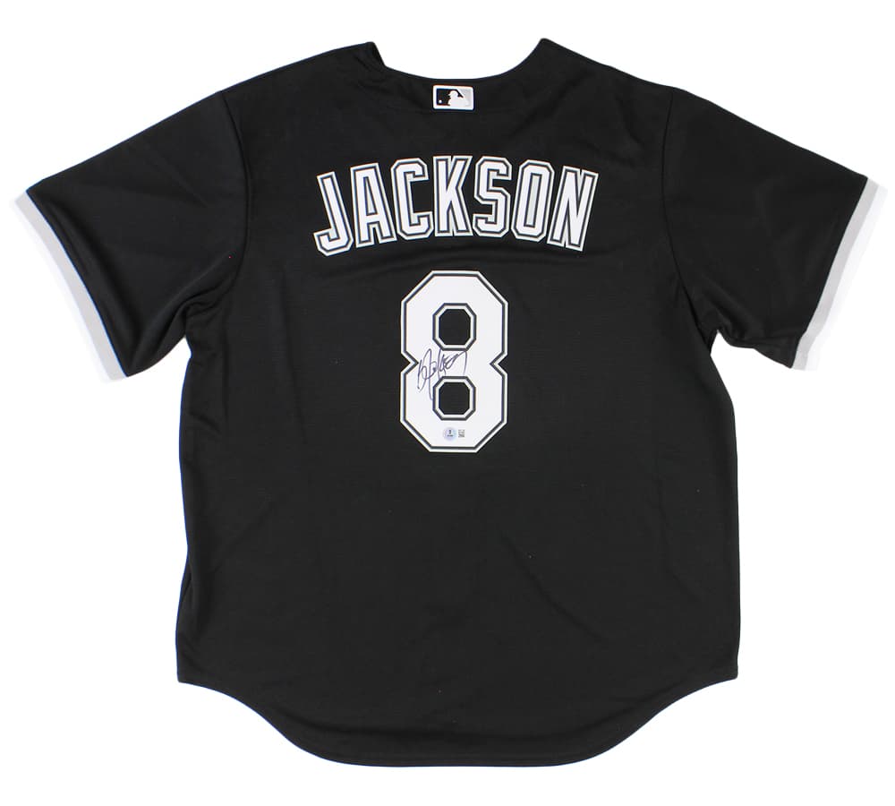 Bo Jackson Signed Chicago White Sox Nike Coopertown Black Jersey Bo Jackson Jersey bo-jackson-chicago-white-sox-nike, supplier stock photo