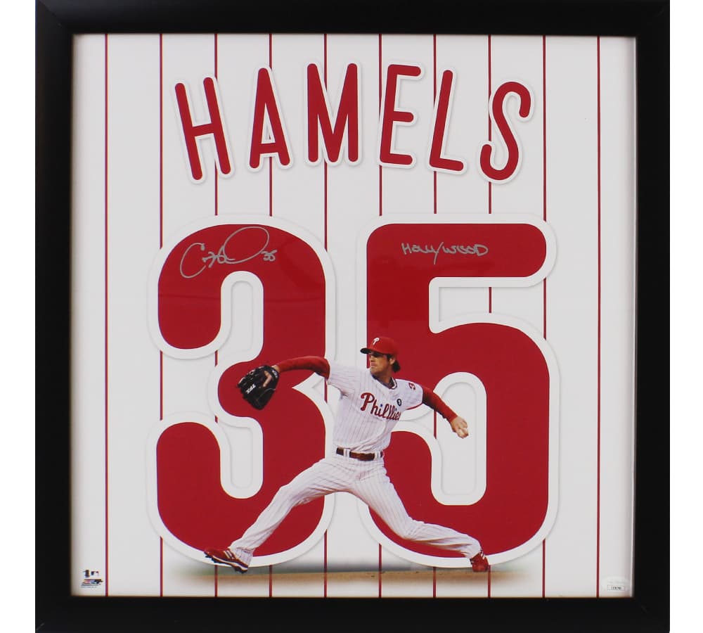 Cole Hamels Signed Philadelphia Phillies Framed 18×18 MLB Print with “08 WS MVP” Inscription Photo 18x18-cole-hamels-philadelphia-phillies-framed, Philadelphia Phillies, supplier stock photo