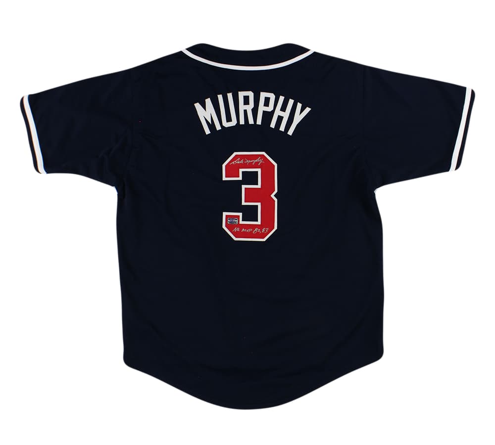 Dale Murphy Signed Atlanta Custom Modern Blue Jersey With “82, 83 NL MVP” Inscription Dale Murphy Jersey dale-murphy-atlanta-modern-blue-82, supplier stock photo
